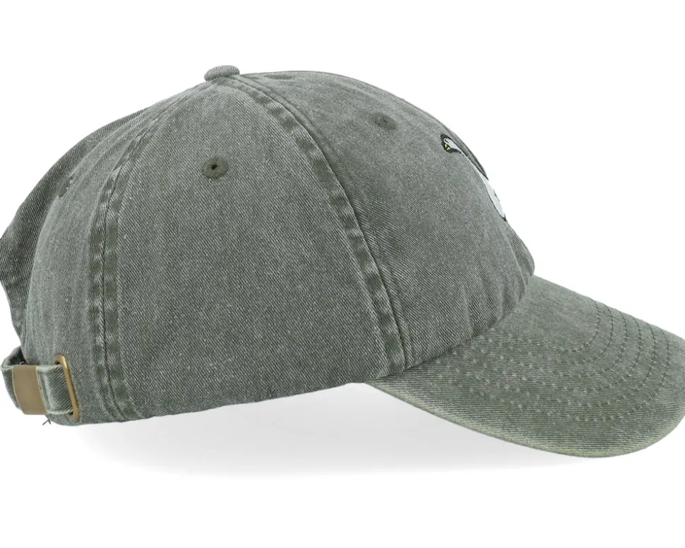 Goose Vintage Washed Olive Dad Cap - Iconic