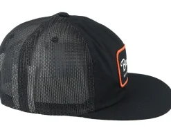 Grade Hat Black/Orange/White Trucker - Brixton