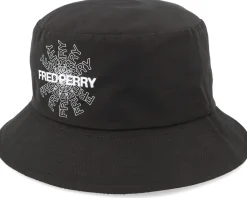 Graph Print Black Bucket - Fred Perry