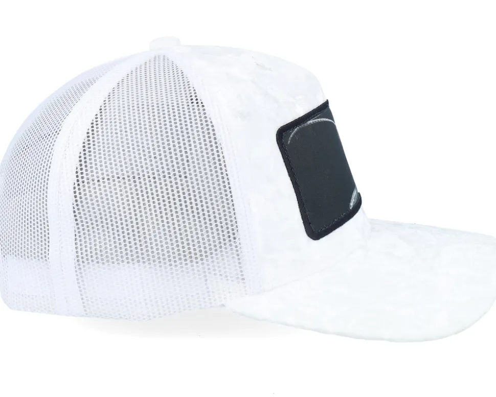 Grasshopper Big Patch White Velvet Trucker - Calza Pennello