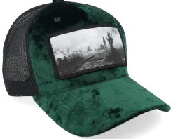 Graveyard Velvet Green/Black Trucker - Scenes