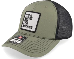 Great Day For Hockey Loden/Black Trucker - Iconic