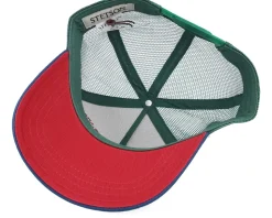 Great Plains Beige/Green/Navy Trucker - Stetson