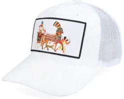 Great Speos Velvet Green/Ivory A-frame Trucker - Calza Pennello