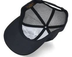 Great Wave Japan Patch Retro Black Trucker - Iconic