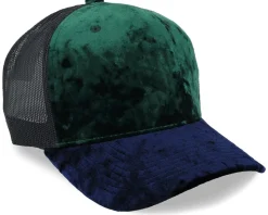 Green/Navy/Black Velvet Trucker - Equip