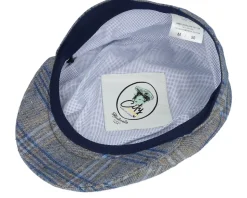 Grey/Blue Flat Cap - City Sport