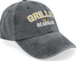 Grillat Med Bearnaise Washed Black Dad Cap - Iconic