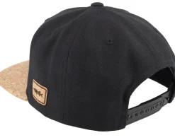 Grisjävel Engraved Patch Black/Cork Snapback - Skillfish