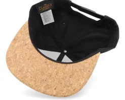 Grisjävel Engraved Patch Black/Cork Snapback - Skillfish