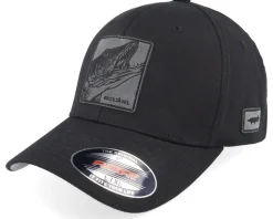 Grisjävel Engraved Patch Black Flexfit - Skillfish