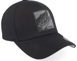 Grisjävel Engraved Patch Black Flexfit - Skillfish
