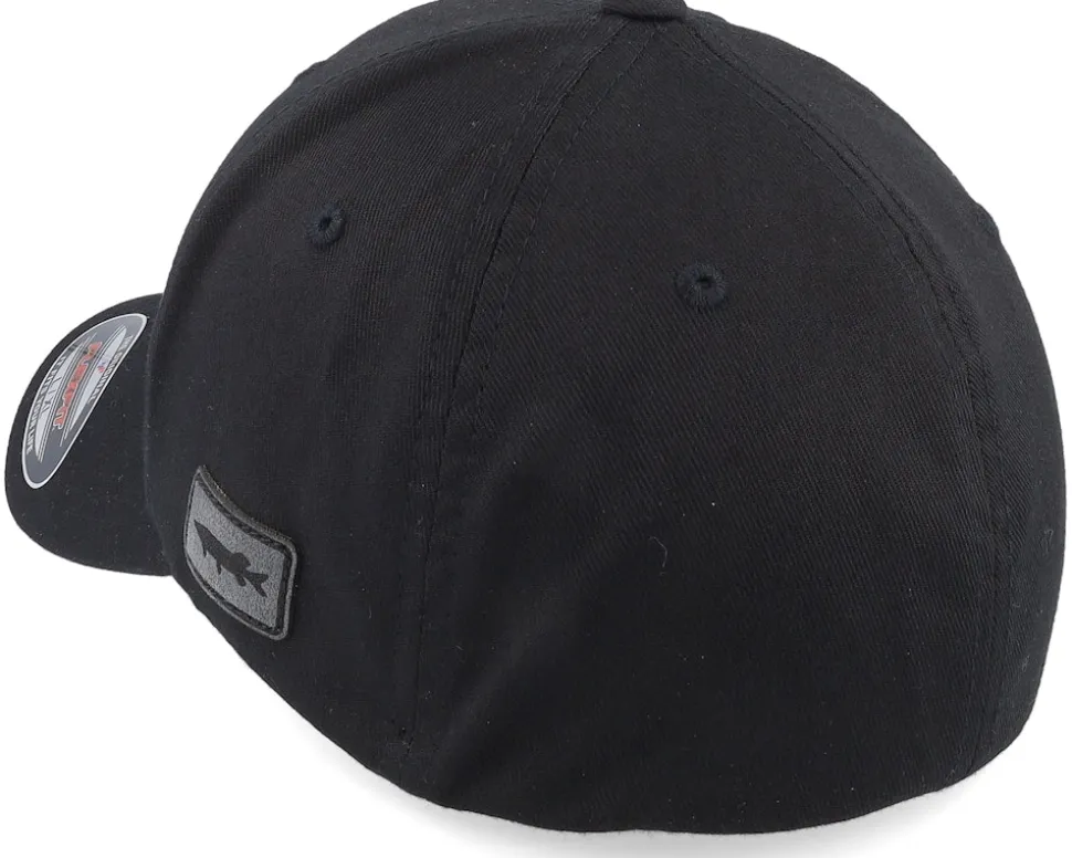 Grisjävel Engraved Patch Black Flexfit - Skillfish