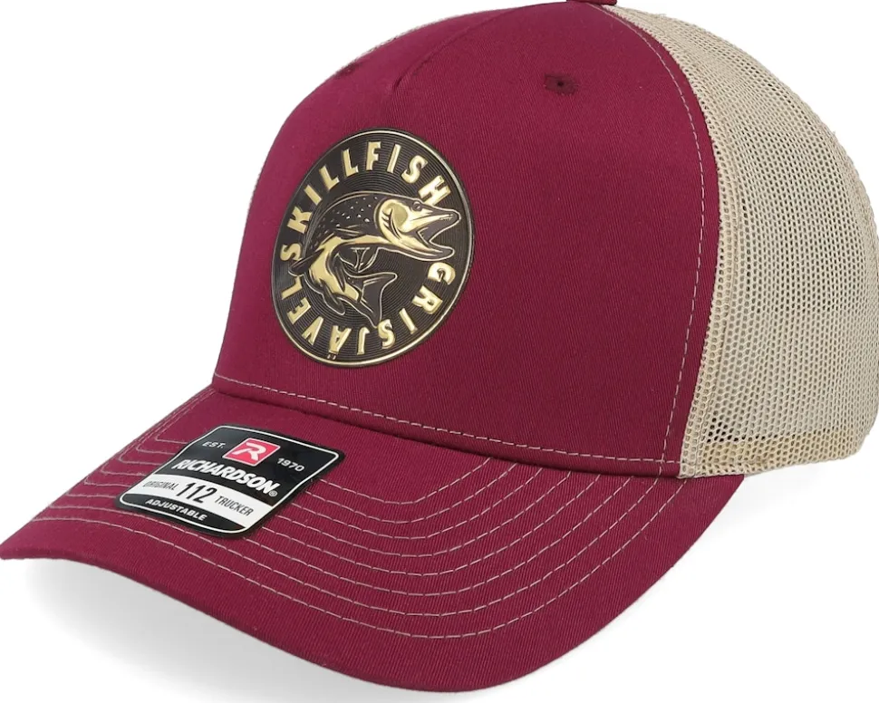 Grisjävel Gold 112fp Split Cardinal/Tan Trucker - Skillfish