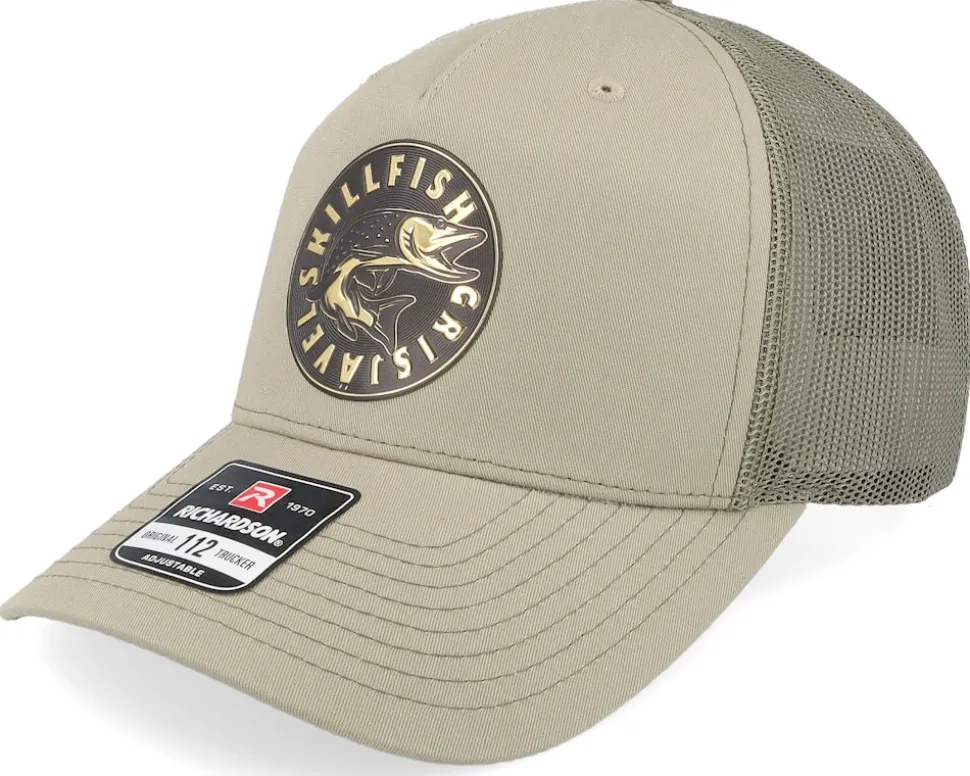 Grisjävel Gold 112fp Split Cardinal/Tan Trucker - Skillfish