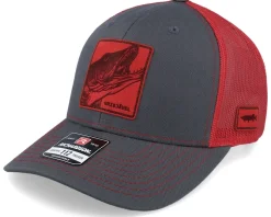 Grisjävel Laser 112 Split Charcoal/Red Trucker - Skillfish