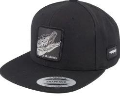 Grisjävel Mono Black Snapback - Skillfish