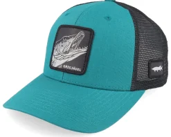 Grisjävel Mono Darkest Teal/Black Trucker - Skillfish