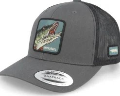 Grisjävel Patch Charcoal/Black Trucker - Skillfish