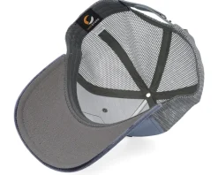 Grisjävel Silver Velvet Grey/Grey A-frame Trucker - Skillfish