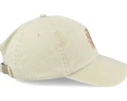 Grizzly Bear Embroidery Khaki Dad Cap - Wild Spirit