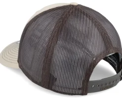 Grizzly Bear Embroidery Khaki/Brown Trucker - Wild Spirit