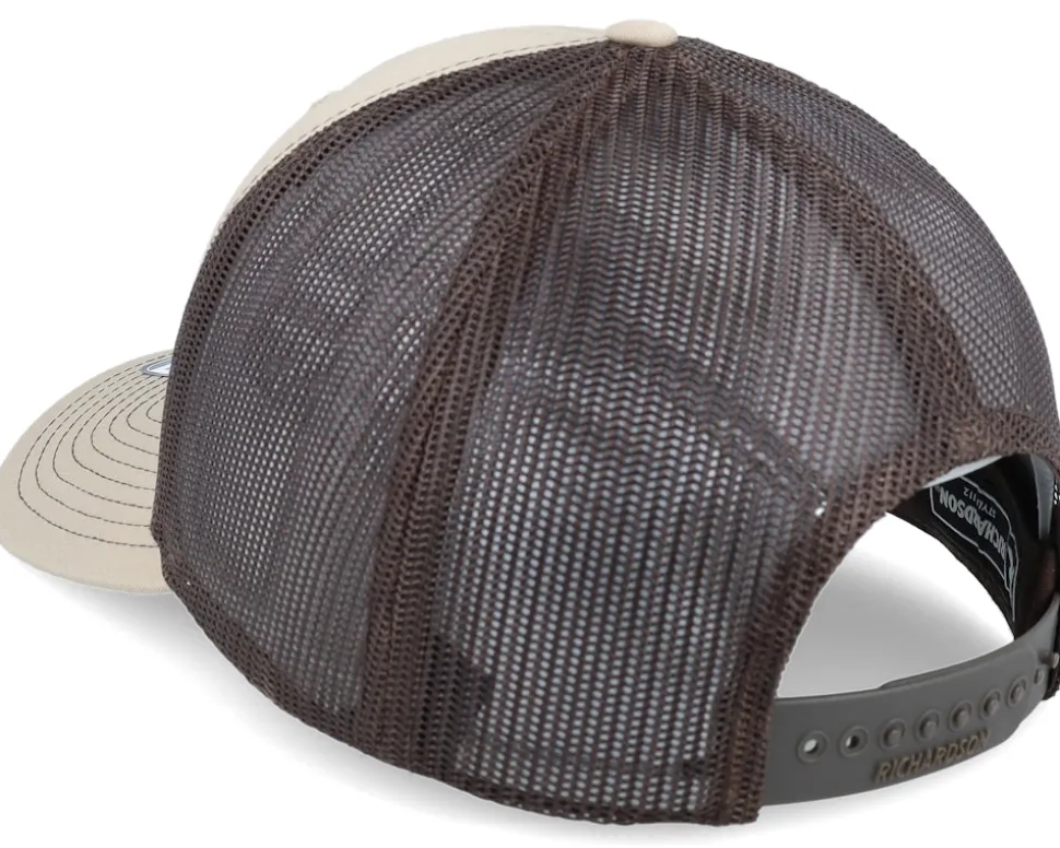 Grizzly Bear Embroidery Khaki/Brown Trucker - Wild Spirit