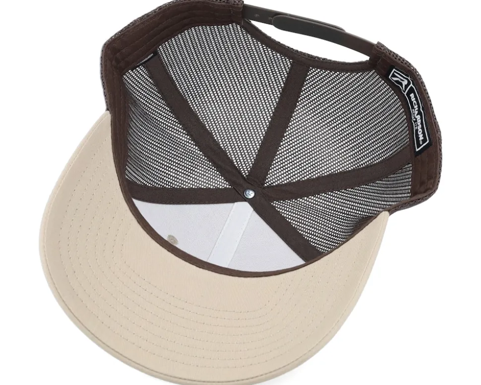 Grizzly Bear Embroidery Khaki/Brown Trucker - Wild Spirit