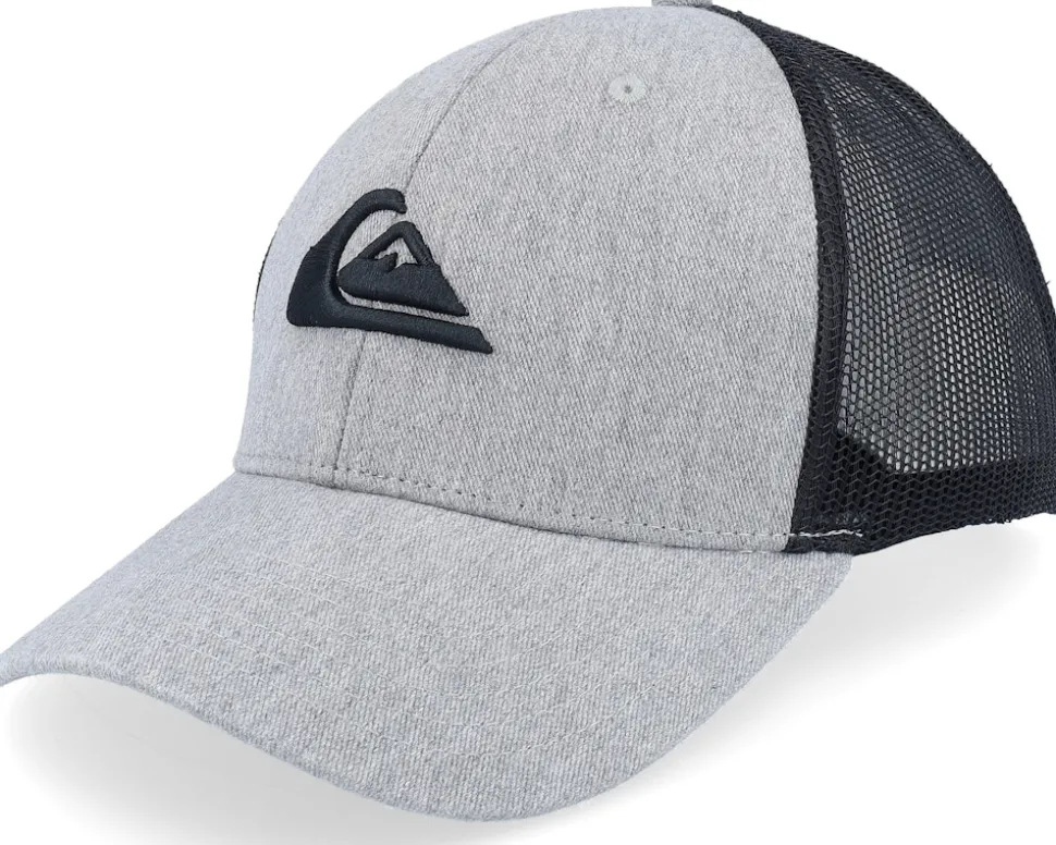 Grounder Heather Grey Trucker - Quiksilver