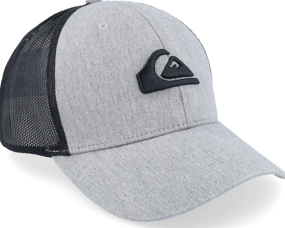 Grounder Heather Grey Trucker - Quiksilver