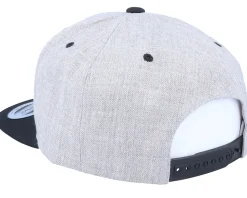 Grumpy Monkey Heather Grey/Black Snapback - Iconic