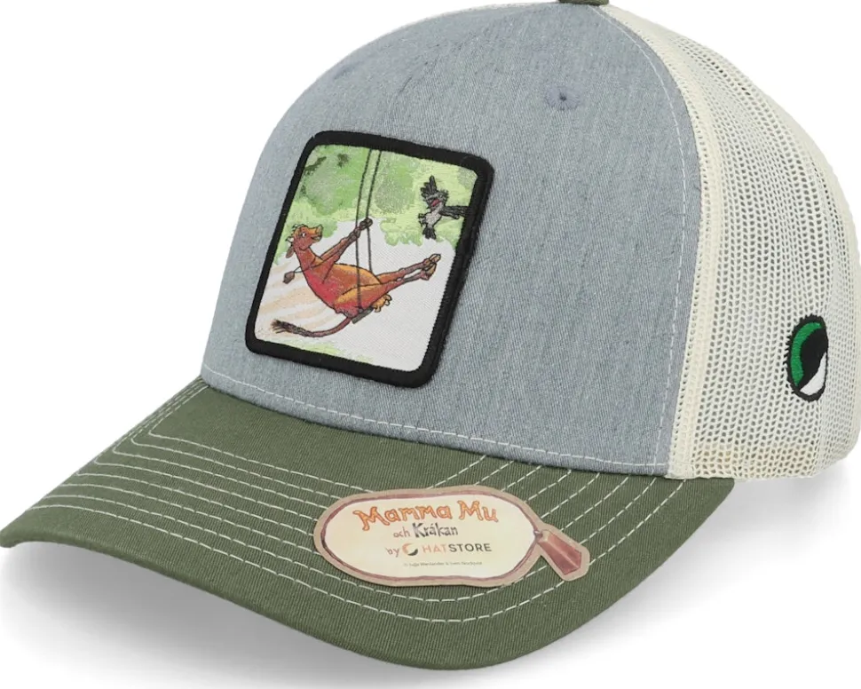 Gungar Grey/Olive Trucker - Mamma Mu & Kråkan