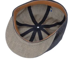 Gustav Organic Denim Black Snap Cap - CTH Ericson