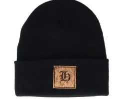 H Letter Patch Black Cuff - Iconic