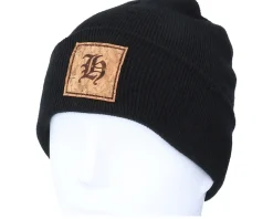 H Letter Patch Black Cuff - Iconic