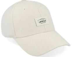 Haakon Hard Low Baseball Cap Beige Adjustable - Upfront