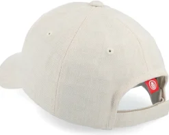 Haakon Hard Low Baseball Cap Beige Adjustable - Upfront