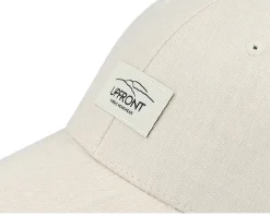 Haakon Hard Low Baseball Cap Beige Adjustable - Upfront