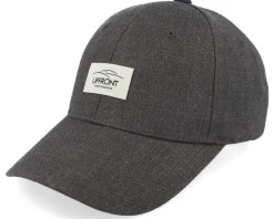 Haakon Hard Low Baseball Cap Dark Grey Melange Adjustable - Upfront