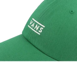 Half Box Curved Bill Jockey Verdant Green Dad Cap - Vans
