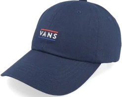 Half Box Curved Bill Jockey Dress Blues Dad Cap - Vans