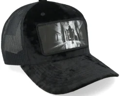 Hallway Horror Velvet Black/Black A-frame Trucker - Scenes