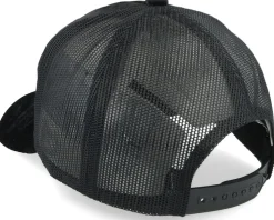 Hallway Horror Velvet Black/Black A-frame Trucker - Scenes