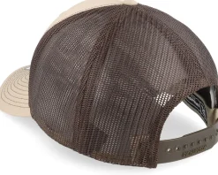 Hammers And Helmet Cross Khaki/Coffee Trucker - Vikings