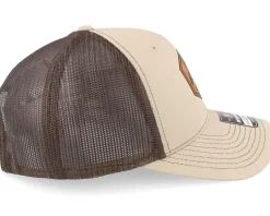 Hammers And Helmet Cross Khaki/Coffee Trucker - Vikings