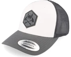 Hammers And Helmet Cross Dark Grey/White Trucker - Vikings