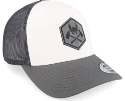 Hammers And Helmet Cross Dark Grey/White Trucker - Vikings