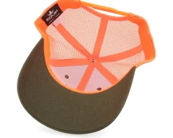 Hammers And Helmet Cross Dark Mash/Orange Trucker - Vikings