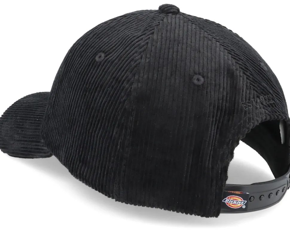 Hardwick Cord Cap Black Dad Cap - Dickies