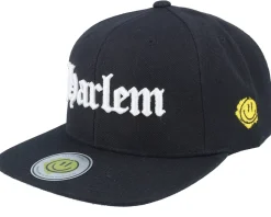 Harlem 3d Script Black Snapback - Lucid Smile
